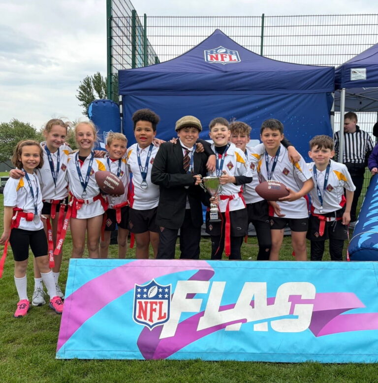 Dame Allan's Flag Football North East champions