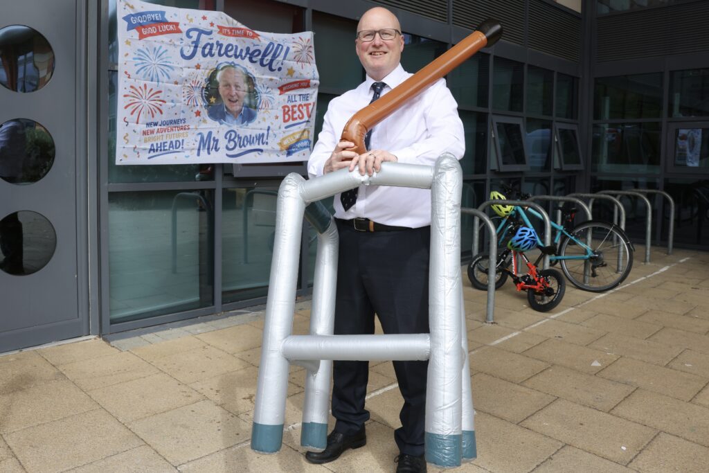 Andy Brown farewell, Dame Allan's Schools