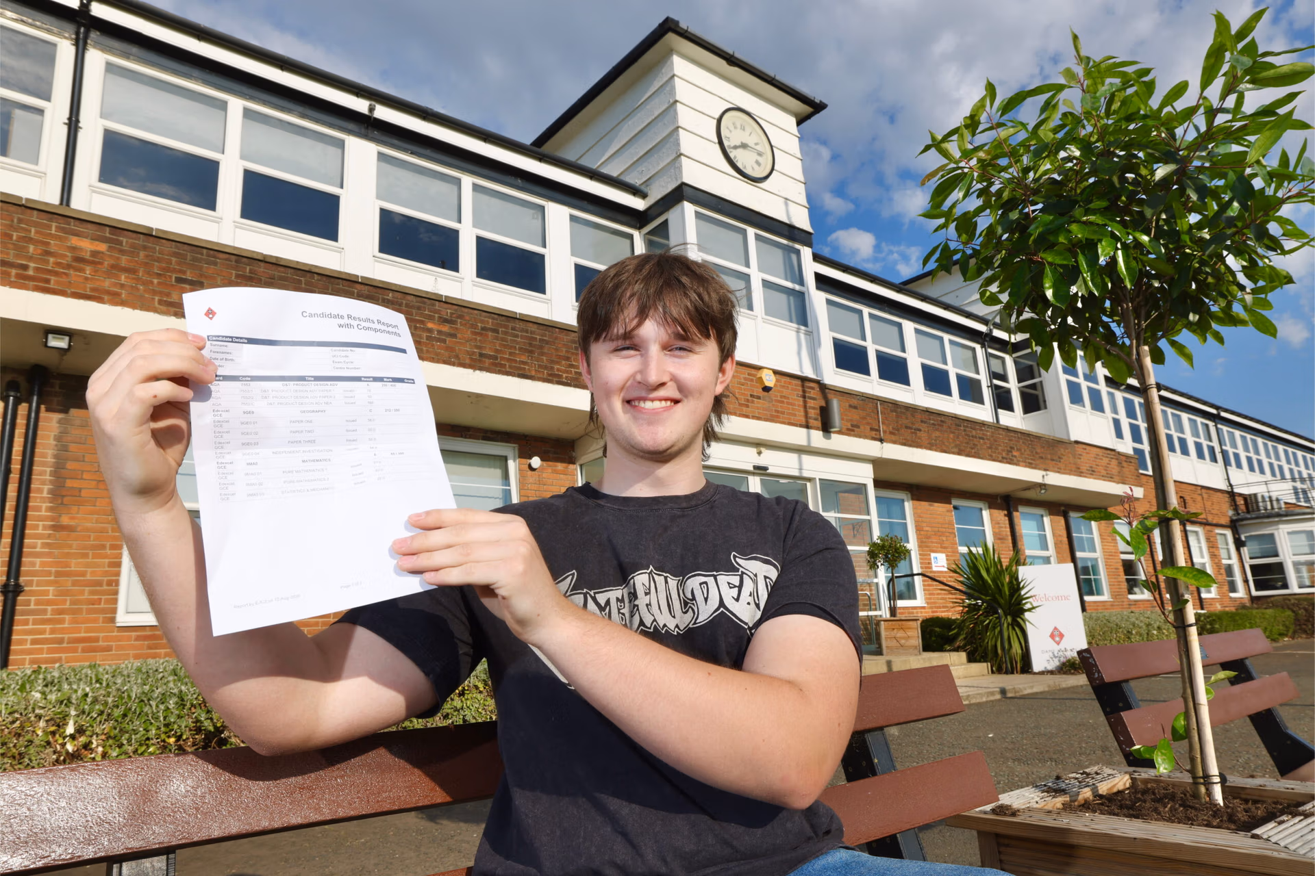 Dame Allan's pupil Adam Davies celebrates Rolls Royce apprenticeship